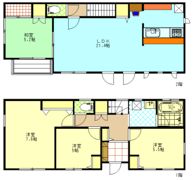 ジョイコート鵠沼松が岡貸家の間取り画像