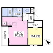 Cherim井尻Ⅱの間取り画像