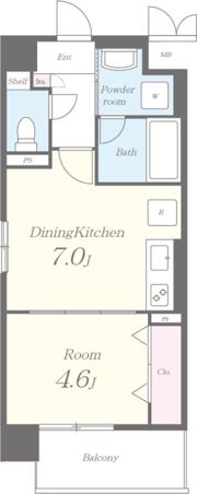 サン・レスポワール十条の間取り画像