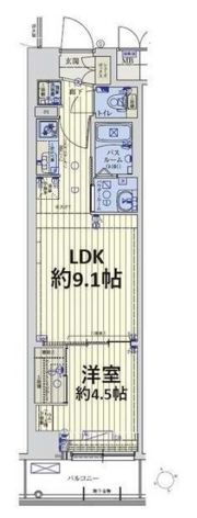 スワンズ京都東寺ガーデンの間取り画像