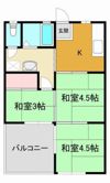 桜木ハイツAの間取り画像