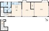 箱根町アパートの間取り画像