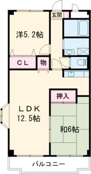 スタットニューヘン英賀保の間取り画像