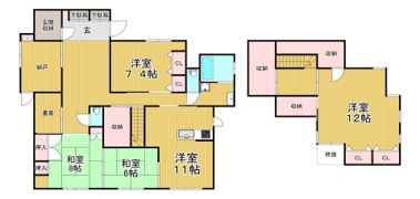 下荒田2丁目戸建ての間取り画像
