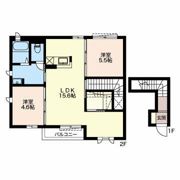 パルティール大中里 Bの間取り画像