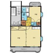 パレスアスカの間取り画像