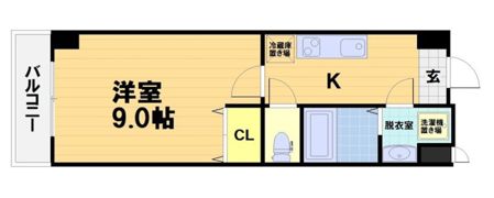 エリーフラッツ桂南の間取り画像