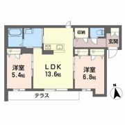 BEREO名高の間取り画像