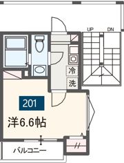 MELDIA稲城Ⅱの間取り画像