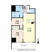 ジェイグランコート大濠公園の間取り画像