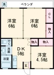 国崎ビル3の間取り画像