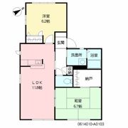 シャーメゾン柏原の間取り画像