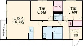 カーサグラス エステの間取り画像