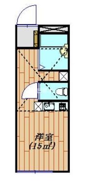 LEALE（レアーレ） 203号室の間取り画像