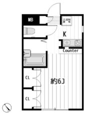 オリバーハウスⅡの間取り画像