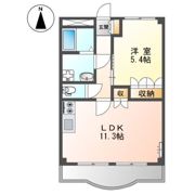 グランドソレーユⅡの間取り画像