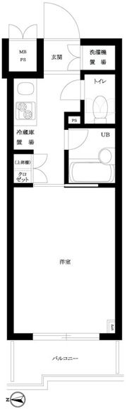 ルーブル蒲田壱番館の間取り画像