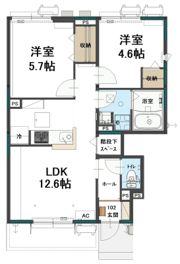 エーリの間取り画像