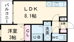 ジーメゾン垂水オアシエの間取り画像