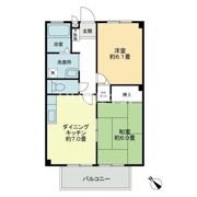 フォブール川津Dの間取り画像