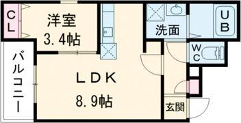 ジーメゾン垂水オアシエの間取り画像