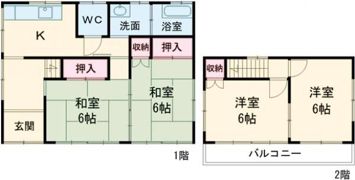 ヴィエールメゾン西三島戸建ての間取り画像