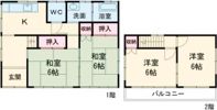 ヴィエールメゾン西三島戸建ての間取り画像