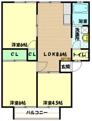 ハウスオブブーケAの間取り画像