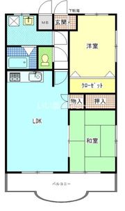 石丸マンションの間取り画像