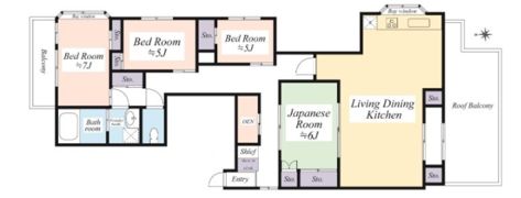 三栄ビルの間取り画像