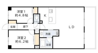 ライオンズプラザ日野駅前の間取り画像