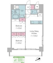 ドゥーエ西馬込Ⅱの間取り画像