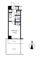 シンシア蒲田セカンドステージの間取り画像