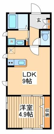 ウエストコート日野の間取り画像