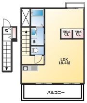おこう仁ハイツ A棟の間取り画像