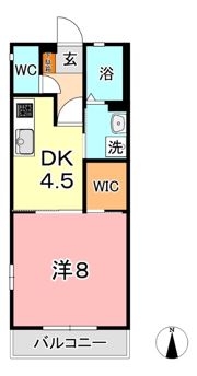 エスペランサ福島Bの間取り画像