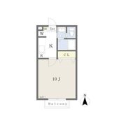 KフラットA棟の間取り画像