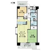 ライオンズマンション徳島富田橋の間取り画像