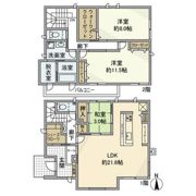 甚目寺乾出戸建の間取り画像