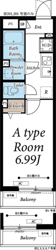 Maison Fleurissanteの間取り画像