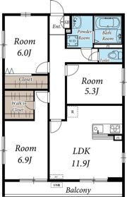 リブリ・プルミエール雅の間取り画像