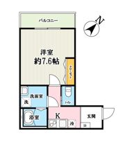 キャメル川越 都Aの間取り画像