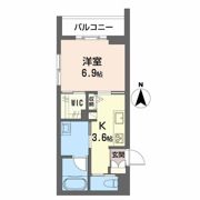 ロイヤルグランコート虎丸の間取り画像