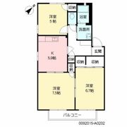 ディアス畝刈 A棟の間取り画像