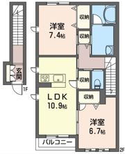 Vila Keyakiの間取り画像