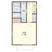 クレフラスト北小金Bの間取り画像