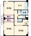 ビレッジハウス秋多3号棟の間取り画像