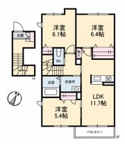 シャーメゾン田村町の間取り画像