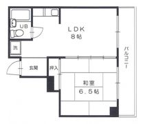 小松コーポ御幸の間取り画像