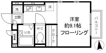 マロンヴィラ国立 B棟の間取り画像